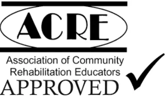 ACRE Approved logo with a check mark