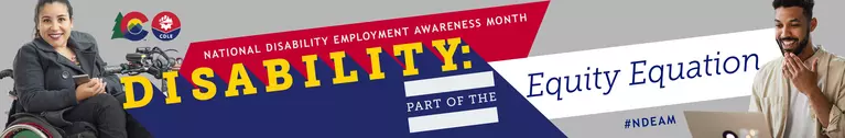 National disability employment awareness month. Disability: part of the equity equation